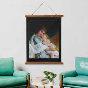 Een Tender Embrace van Emile Munier Hangend Wandkleed