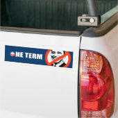 ÉÉN TERMIJN BUMPERSTICKER (Op Truck)