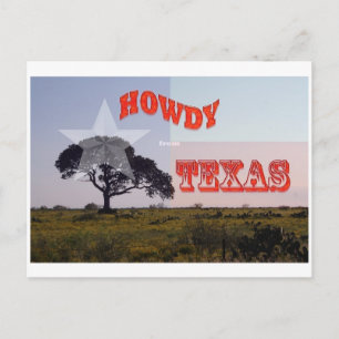 Een Texas Howdy! Briefkaart