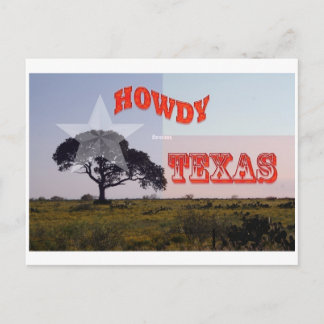 Een Texas Howdy! Briefkaart