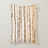 Een  textielontwerp met sinaasappel en wit accent kussen (Voorkant(Verticaal))