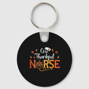 Een Thankful Nurse Turkey Thanksgiving Scrub Top F Sleutelhanger