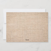 Een Thrill Hope Kerstmis Kaart (Achterkant)