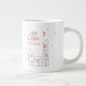 Een thuis is gemaakt van liefde en dromen jumbo beker (Rechts)