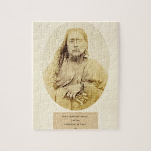 Een Tibetaanse lama in Pemianchi, Tibet, 19de eeuw Legpuzzel