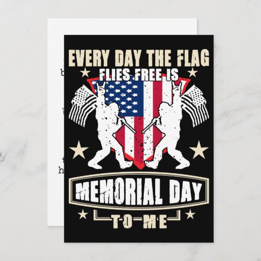 Een tijd om de Amerikaanse helden te eren Kaart (Voorkant / Achterkant)