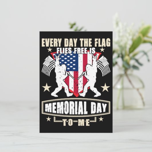 Een tijd om de Amerikaanse helden te eren Kaart (Staand voorkant)