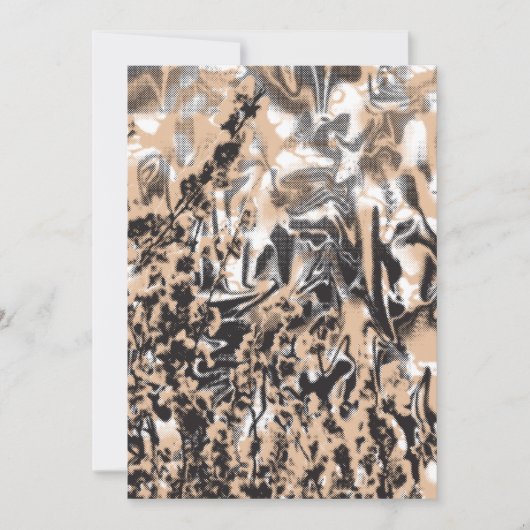 Een tijdloze manier om uw feest aan te kondigen kaart (Voorkant)