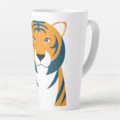 Een tijgersnuit latte mok (Rechterhoek)