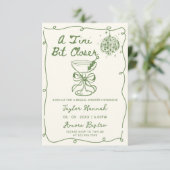 Een Tini beetje dichterbij getrokken uitnodiging v (Staand voorkant)