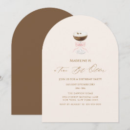Een Tini Beetje Oudere Espresso Martini Gestreepte Kaart