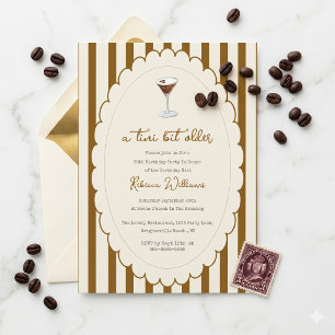 Een Tini Beetje Oudere Espresso Martini Streep Ver Kaart