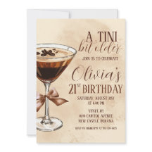 Een tini beetje oudere Espresso Martini Verjaardag