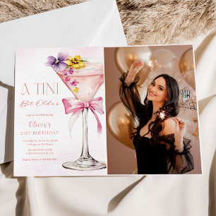 Een Tini Beetje Oudere Martini 21ste Verjaardagsfe Kaart
