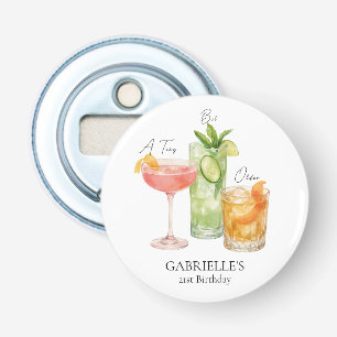 Een Tini Beetje Oudere Martini Gelukkige 21e Verja Button Flesopener