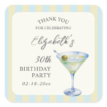 Een tini beetje oudere Martini-verjaardag dank je