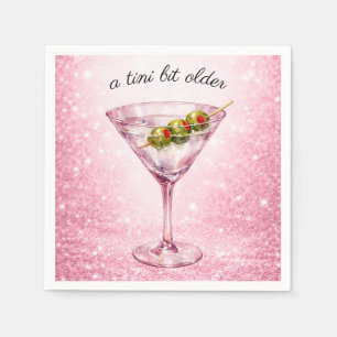 Een Tini Beetje Oudere Vrouwen Verjaardagsfeestje Servet