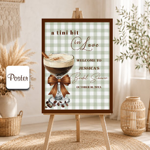 Een Tini Beetje Verliefd Espresso Martini Bruidsdo Poster