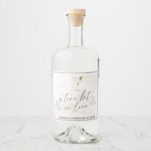 een Tini Beetje Verliefd Signature Drank Likeurfles Etiket
