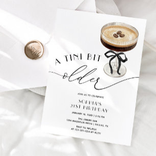 Een Tini Bit Ouder Espresso Martini 21e Verjaardag Kaart