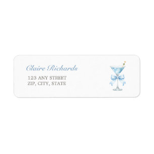 Een Tini One Coquette Strik Baby Shower Retouradre Etiket