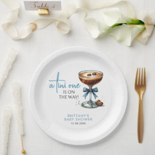 Een Tini One is onderweg naar het Baby shower van Papieren Bordje
