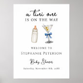 Een Tini One is onderweg naar het Blue Martini Bab Poster (Voorkant)