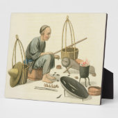 Een Tinker, bord 37 uit 'The Costume of China', en Fotoplaat (Zijkant)