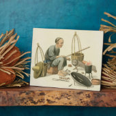 Een Tinker, bord 37 uit 'The Costume of China', en Fotoplaat (Zijkant)