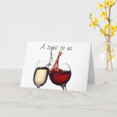 **EEN TOAST AAN ONS** OP ONZE "WEDERZIJDSE TWEEDE  KAART (Gele Bloem)