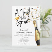 Een toast op de aankondiging van het Afstudeerder  (Staand voorkant)