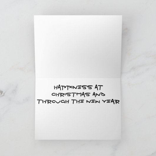 **EEN TOAST VOOR DE KEER OP DE HOLIDAAG** KAART (Binnen)