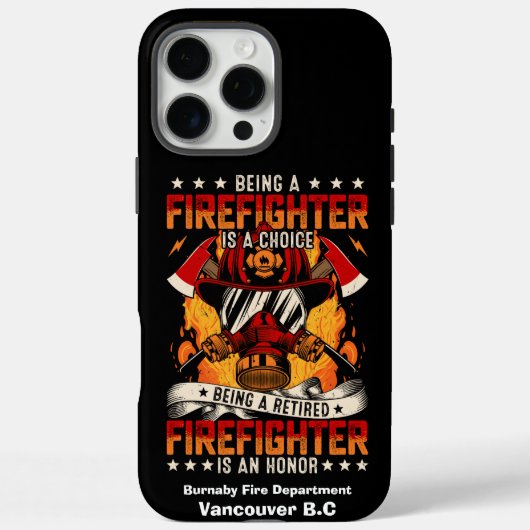 Een toegewijde brandweerman Case-Mate iPhone case (Achterkant)