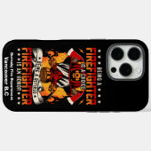 Een toegewijde brandweerman Case-Mate iPhone case (Achterkant (horizontaal))