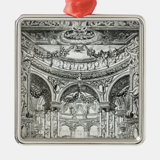 Een Toelating voor Handel's oratorio Metalen Ornament (Voorkant)