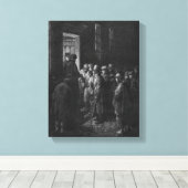 Een toevluchtsoord canvas afdruk (Insitu (Houten vloer))