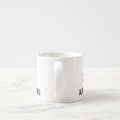 Een tomatenvlam espresso kop (Achterkant)