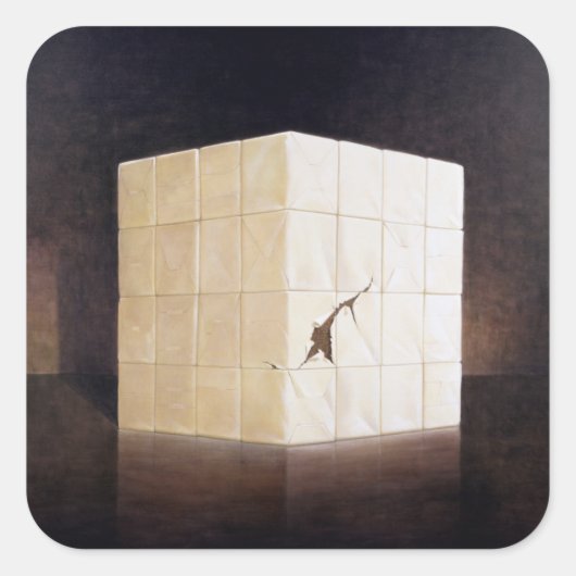 Eén ton Marijuana 2004 Vierkante Sticker (Voorkant)