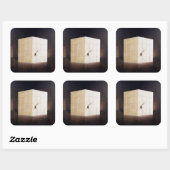 Eén ton Marijuana 2004 Vierkante Sticker (Vel)