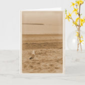 Een traan in de oceaan kaart (Gele Bloem)