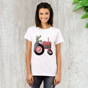 Een tractor uitlijnen t-shirt