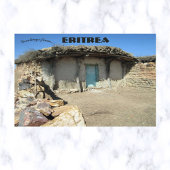Een traditioneel huis in Eritrea Briefkaart