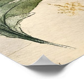 Een traditionele ganzenveer gebruikt om te schrijv poster (Hoek)