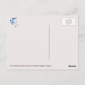 Een traditionele Griekse kerk in het moderne Olymp Briefkaart (Achterkant)