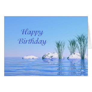 Een Tranquil, een soort spa, een blauwe verjaardag