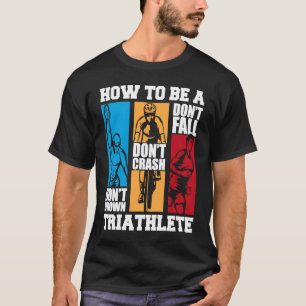 Een triatleet-trainingsbike TR T-shirt