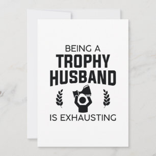 Een trofeebeling zijn is uitdrijven bedankkaart