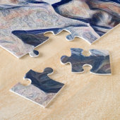 Een tropisch eiland, strand en palmbomen legpuzzel (Zijkant)