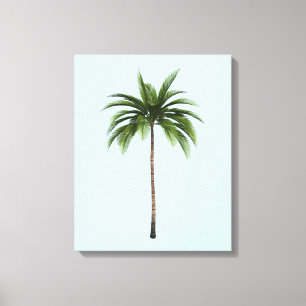 Een tropische boompaardzomer elke kleur canvas afdruk