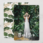 Een tropische foto met schilderijen (Voorkant / Achterkant)